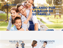 Tablet Screenshot of farmaciascondefa.com